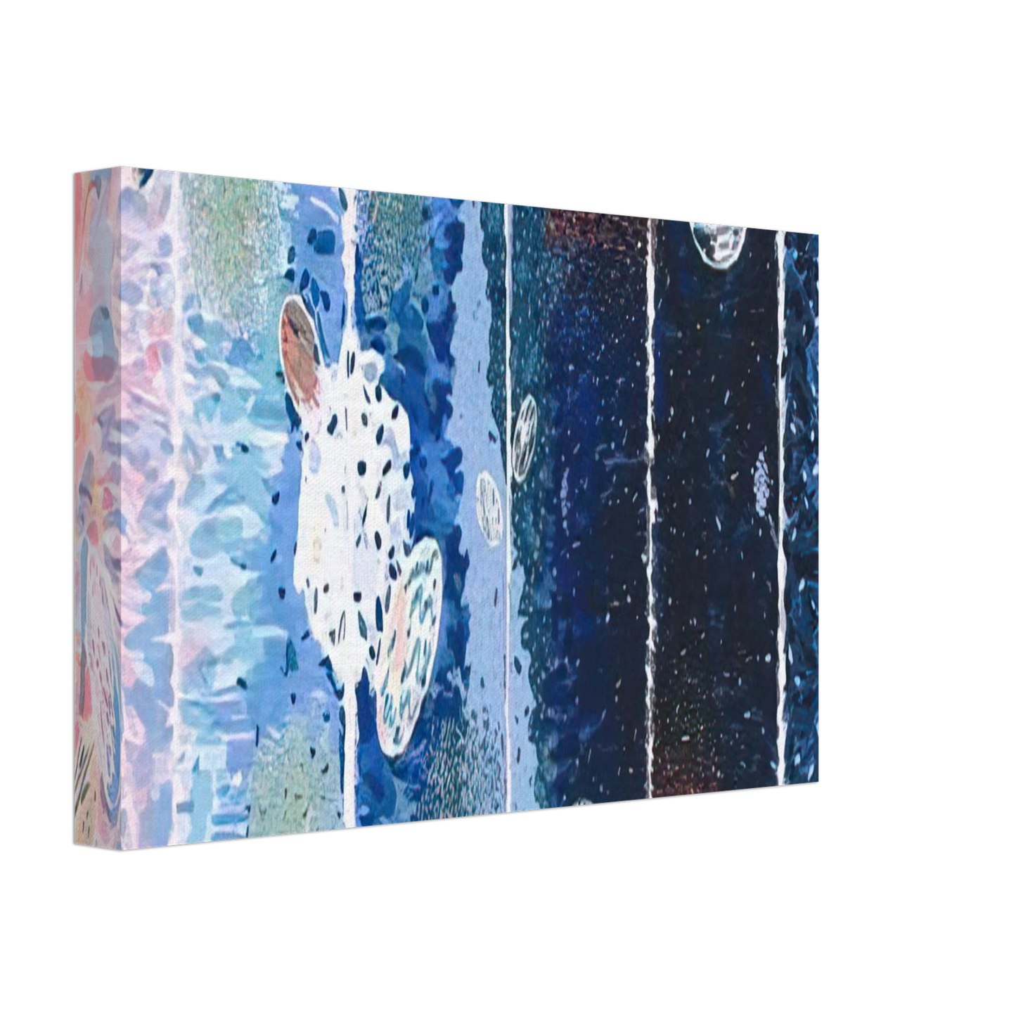 Jennifer Bartlett - At Sea Japan - 1980 Canvas - 70x100 cm / 28x40 inches-canvas