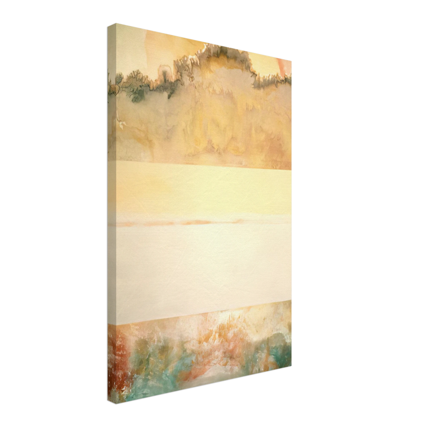 Ronnie Landfield - Cripple Creek - 1969 Canvas - 40x60 cm / 16x24 inches-canvas