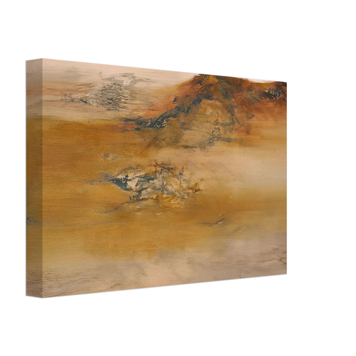 Zao Wou-Ki - 19 10 2001 2001 Canvas - 40x60 cm / 16x24 inches-canvas