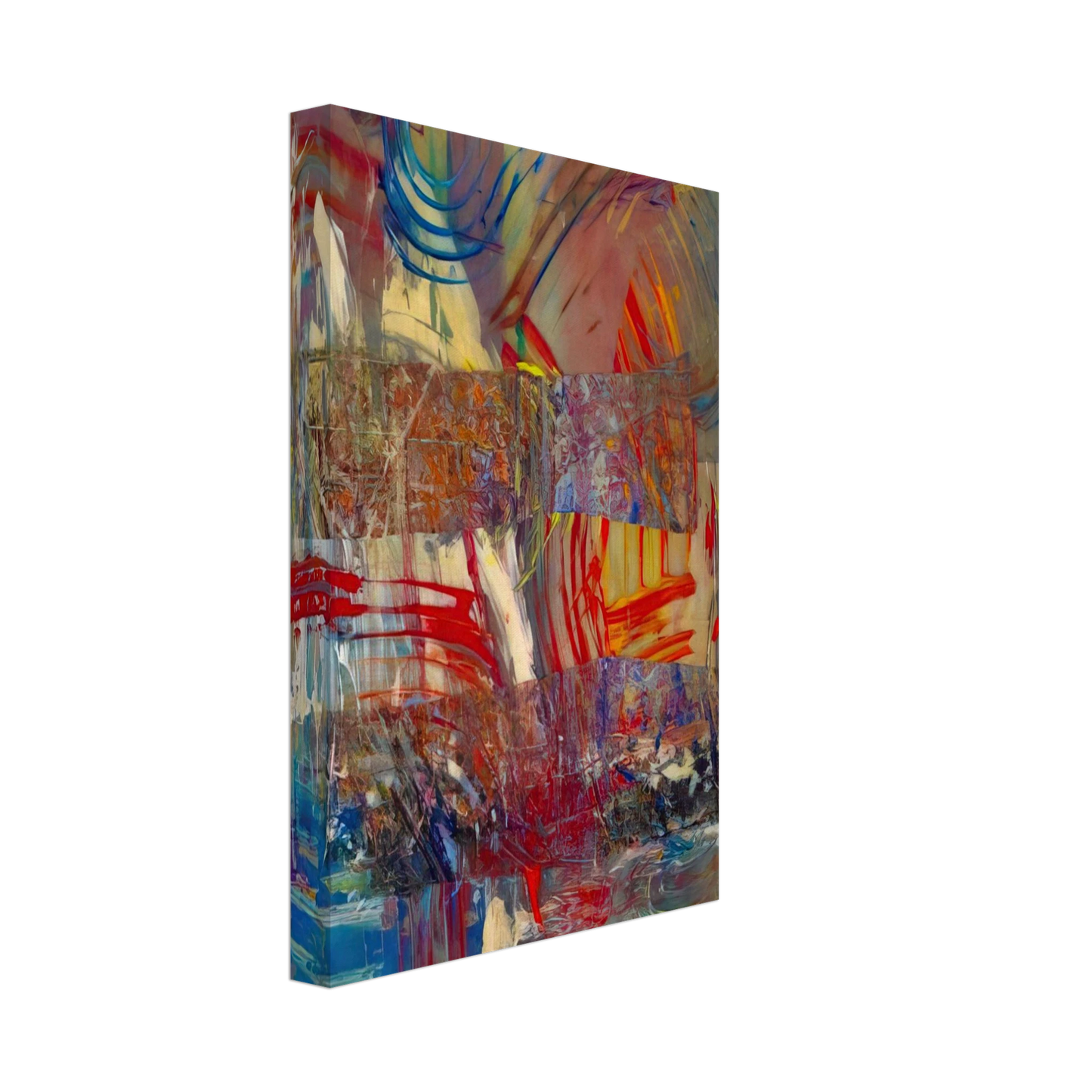 Sam Gilliam - Horses Upside Down Canvas - 70x100 cm / 28x40 inches-canvas