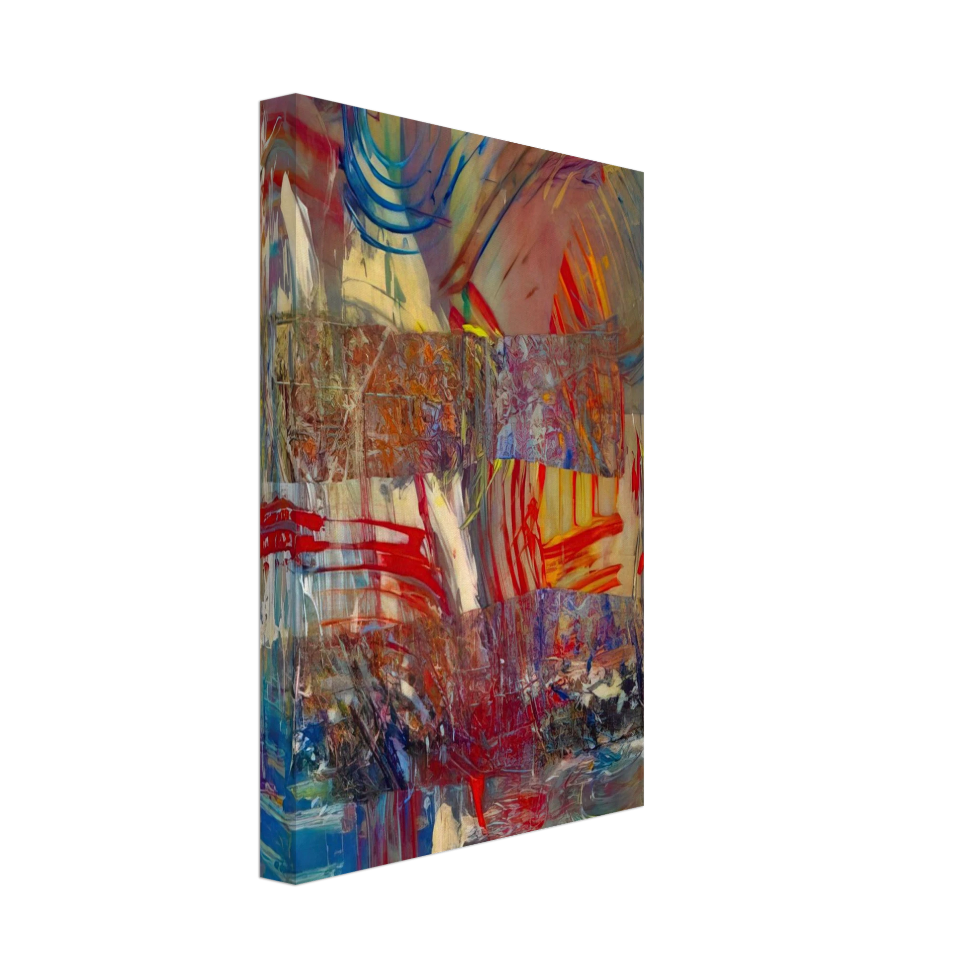 Sam Gilliam - Horses Upside Down Canvas - 70x100 cm / 28x40 inches-canvas