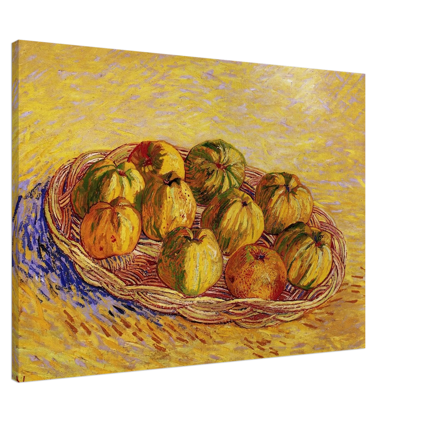 Vincent van Gogh - Still Life with Basket of Apples Canvas - 20x30 cm / 8x12 inches-canvas