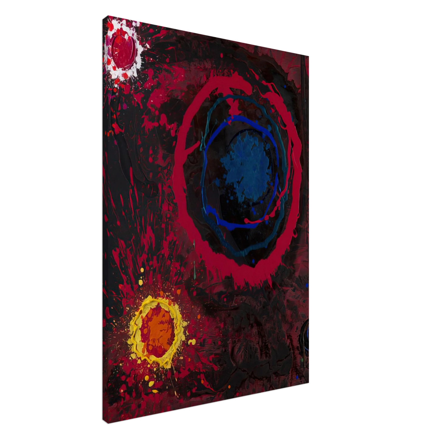 John Hoyland - Before Time Mysteries 12 05-01-11 - 2011 Canvas - 20x30 cm / 8x12 inches-canvas