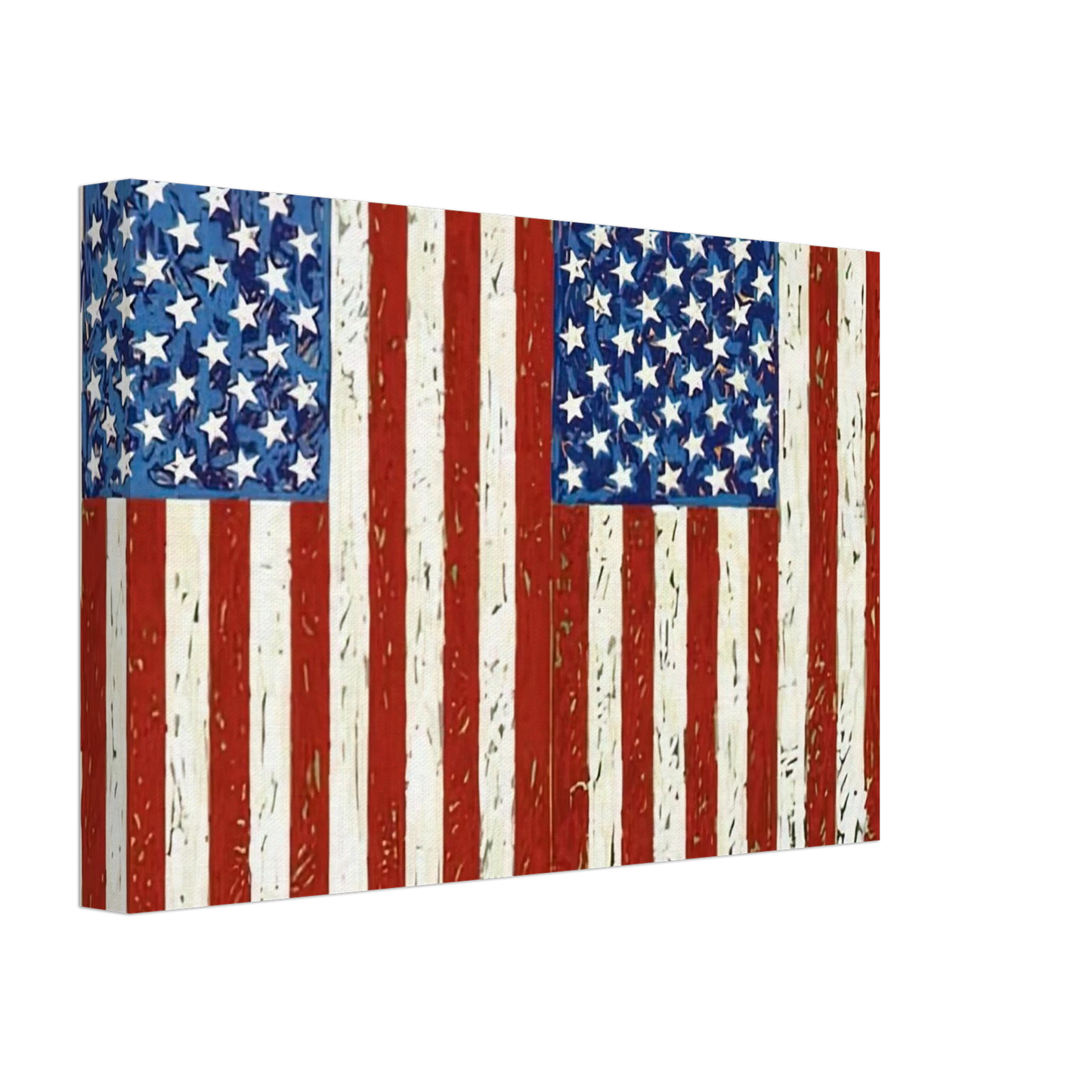Jasper Johns - FLAGS I ULAE 128 Canvas - 40x60 cm / 16x24 inches-canvas