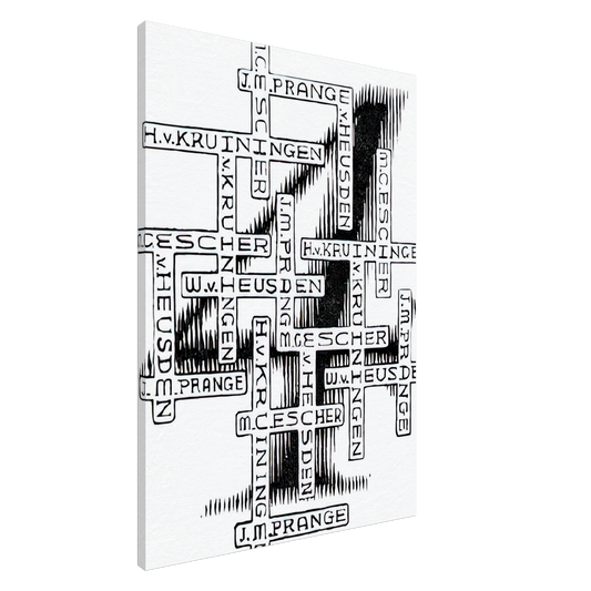MC Escher - ESCHER (29) Canvas - 20x30 cm / 8x12 inches-canvas