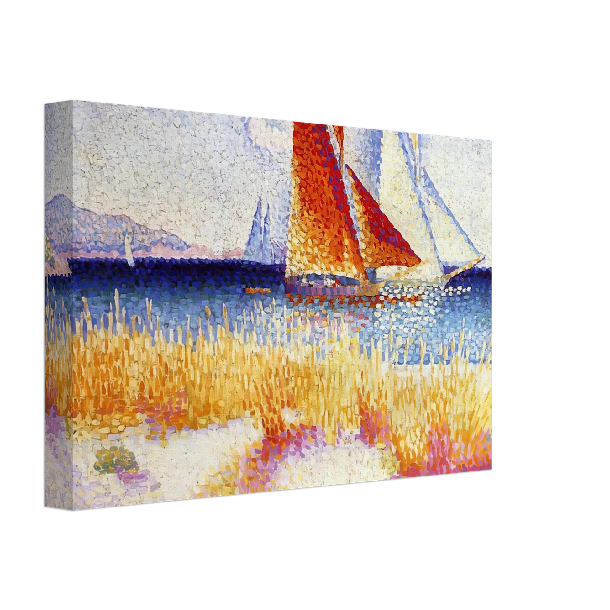 Henri-Edmond Cross - Regatta Canvas - 40x60 cm / 16x24 inches-canvas