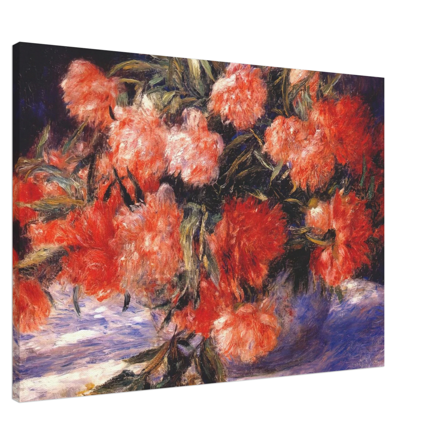 Pierre-Auguste Renoir - Peonies Canvas - 20x30 cm / 8x12 inches-canvas