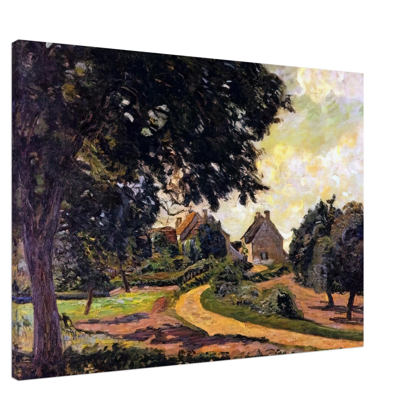 Armand Guillaumin - Apres la pluie - 1885 Canvas - 20x30 cm / 8x12 inches-canvas