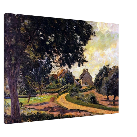 Armand Guillaumin - Apres la pluie - 1885 Canvas - 20x30 cm / 8x12 inches-canvas