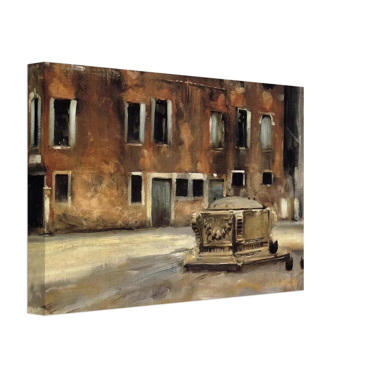 John Singer Sargent - Campo San Agnese, Venise Canvas - 40x60 cm / 16x24 inches-canvas