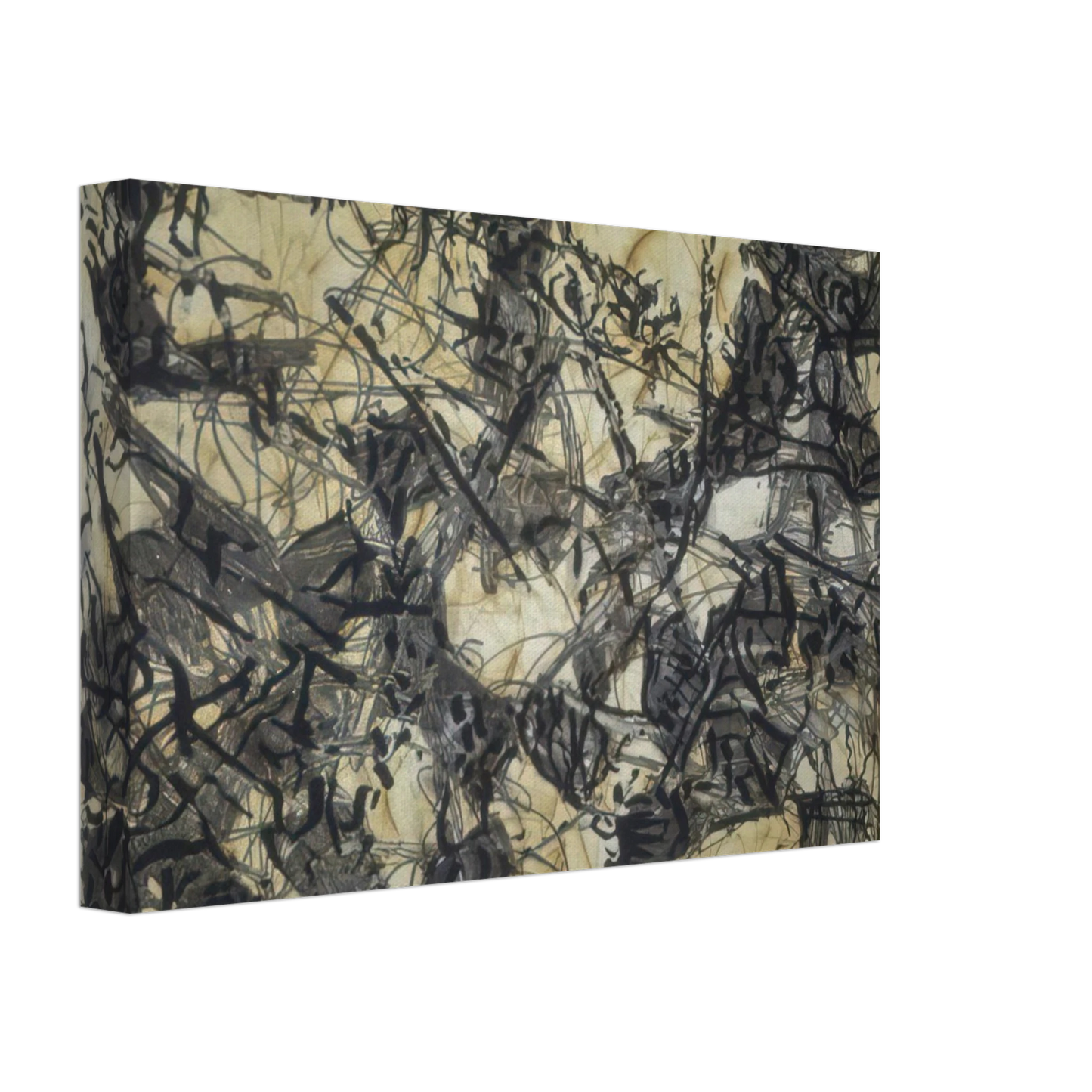 Jean-Paul Riopelle - Constructions chimeriques Canvas - 40x60 cm / 16x24 inches-canvas