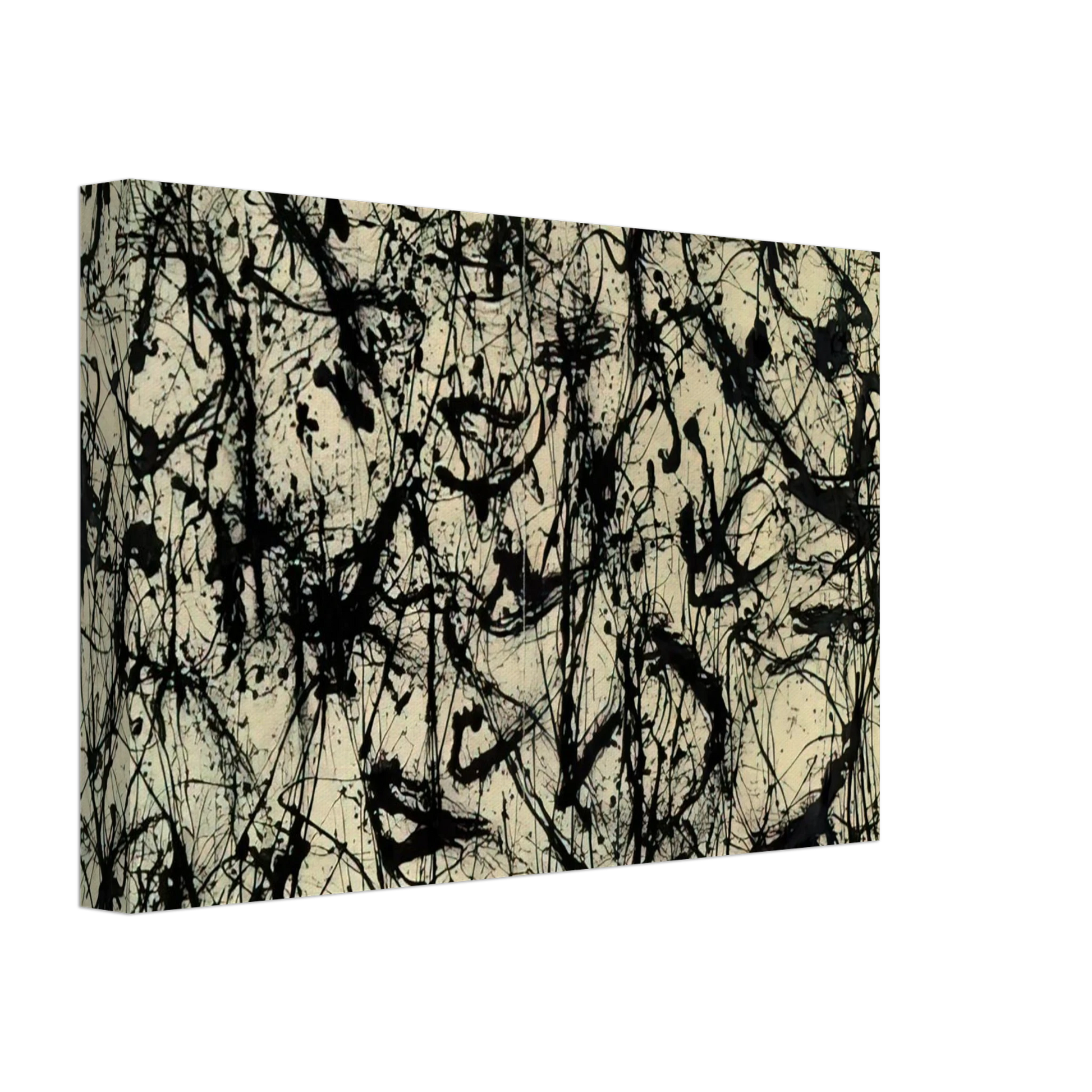 Jackson Pollock - NUMBER 32 1950 Canvas - 40x60 cm / 16x24 inches-canvas