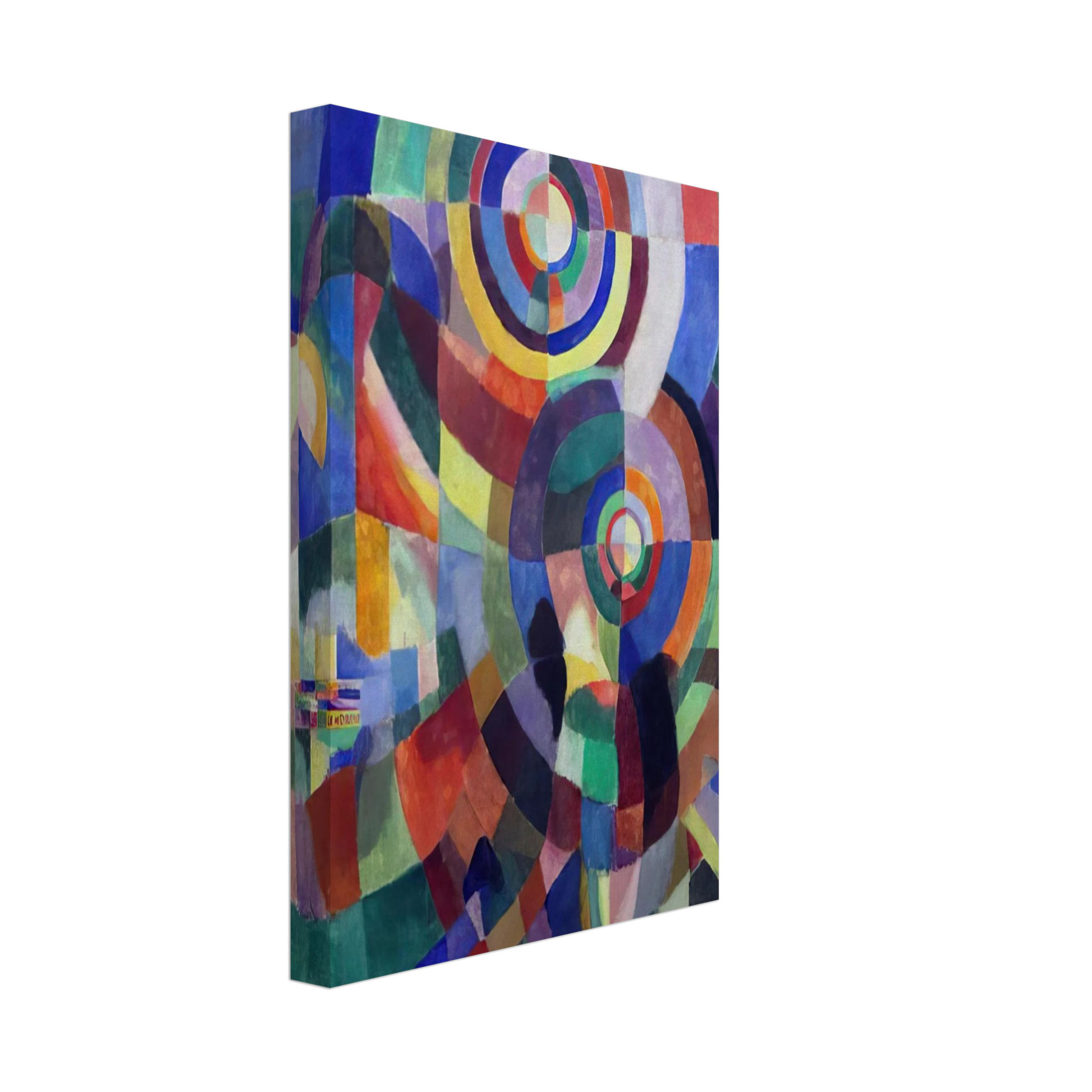 Sonia Delaunay - ELECTRIC PRISMS 1 Canvas - 70x100 cm / 28x40 inches-canvas