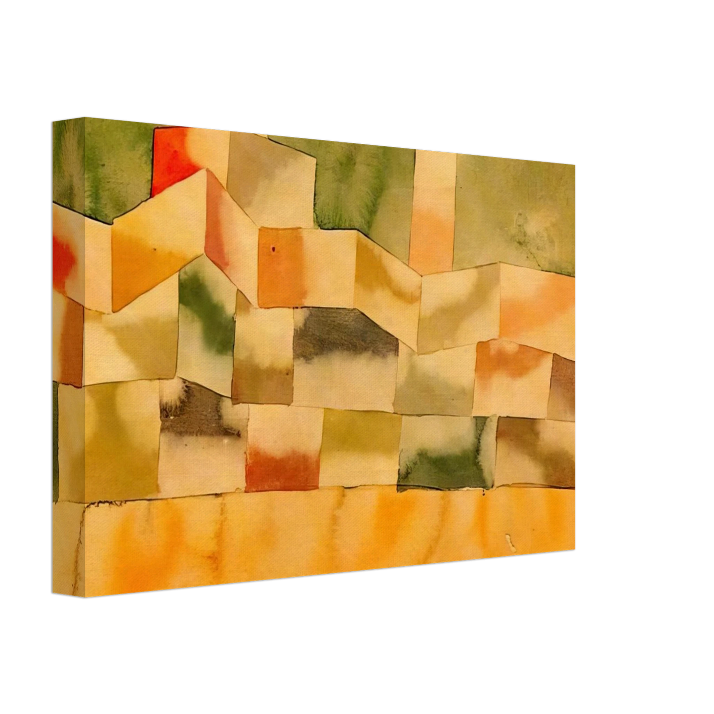 Paul Klee - ORIENTAL ARCHITECTURE 1929 Canvas - 40x60 cm / 16x24 inches-canvas