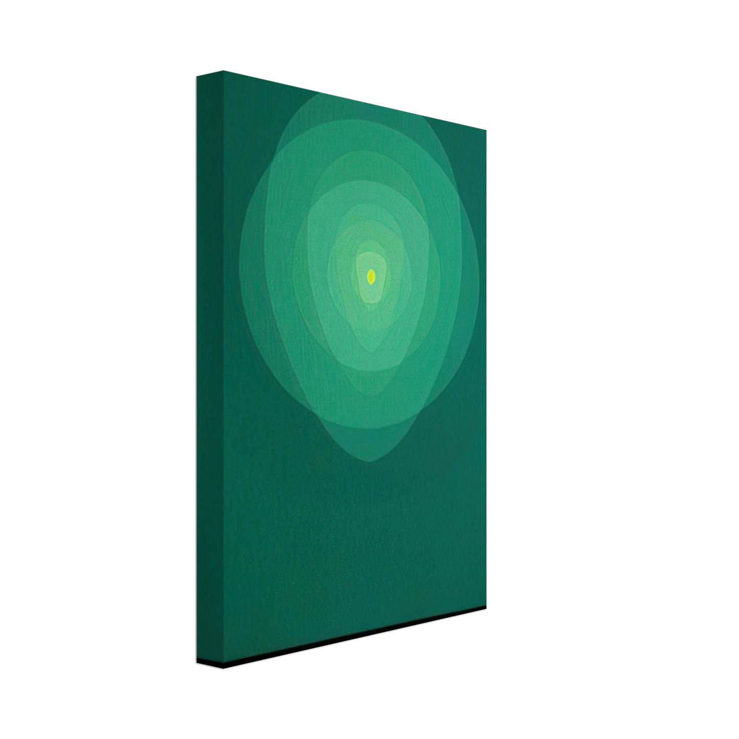 Clarence Holbrook Carter - Green Mandala - 1969 Canvas - 70x100 cm / 28x40 inches-canvas