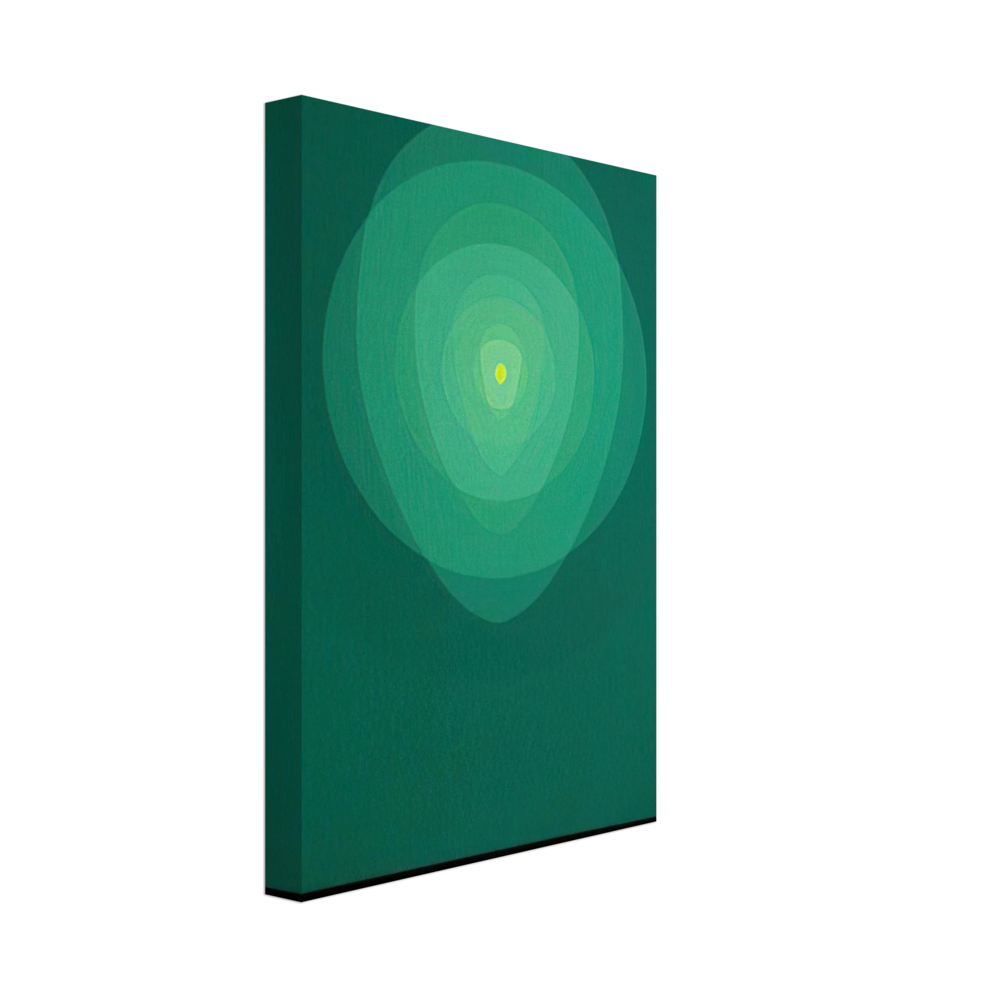 Clarence Holbrook Carter - Green Mandala - 1969 Canvas - 70x100 cm / 28x40 inches-canvas