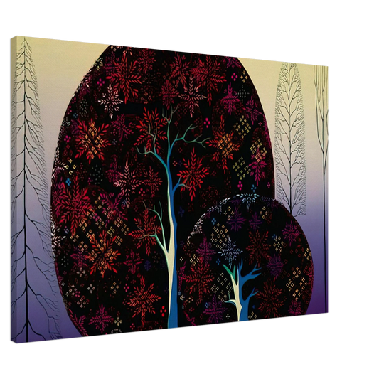 Eyvind Earle - A Tree Poem Canvas - 20x30 cm / 8x12 inches-canvas