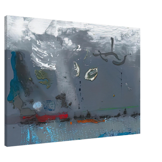 Helen Frankenthaler - Vespers, 1992- Canvas - 20x30 cm / 8x12 inches-canvas