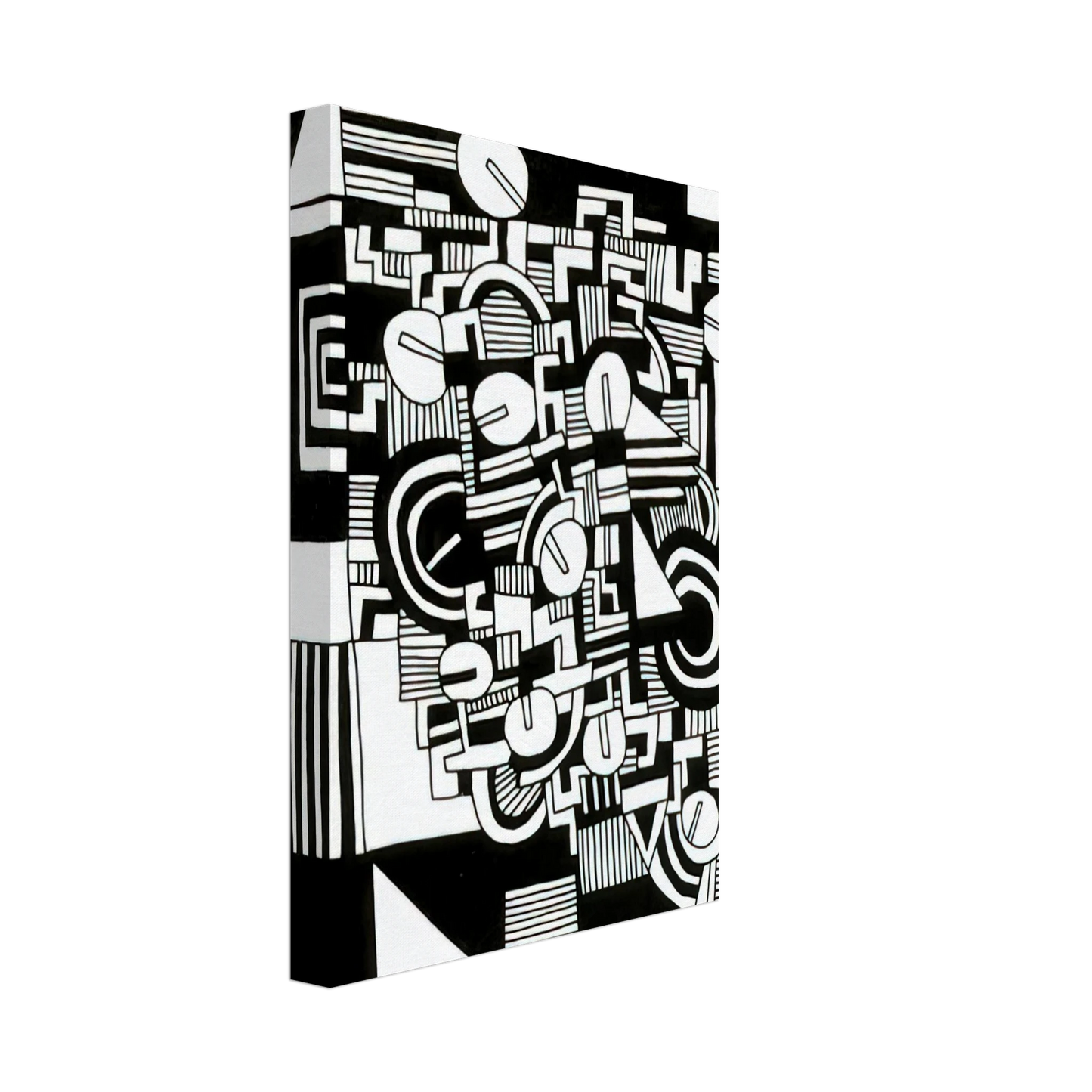 Keith Haring - UNTITLED 1978 Canvas - 70x100 cm / 28x40 inches-canvas