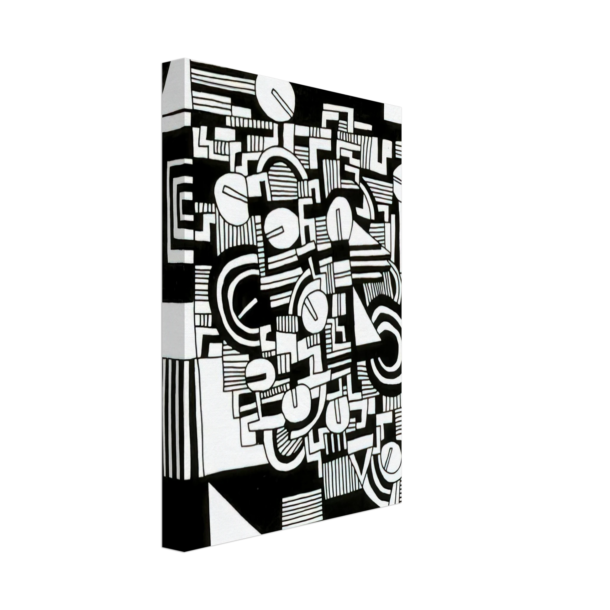 Keith Haring - UNTITLED 1978 Canvas - 70x100 cm / 28x40 inches-canvas