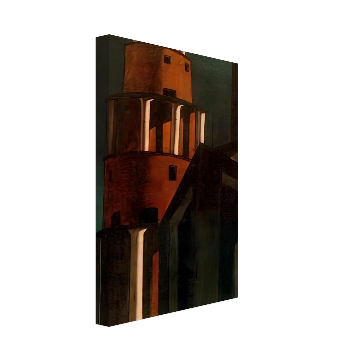 Giorgio de Chirico - THE TOWER Canvas - 70x100 cm / 28x40 inches-canvas