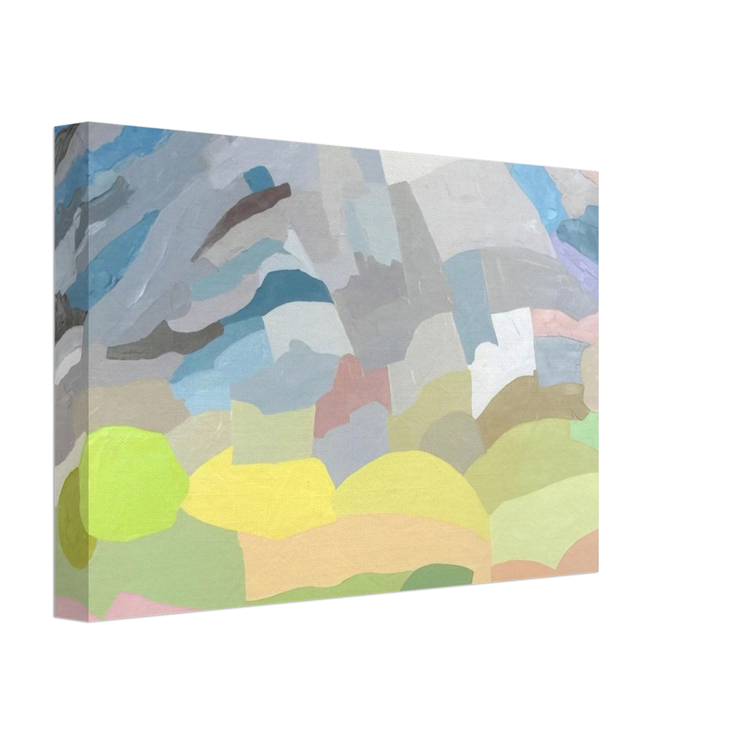 Etel Adnan - Mount Tamalpais - 1985 Canvas - 40x60 cm / 16x24 inches-canvas
