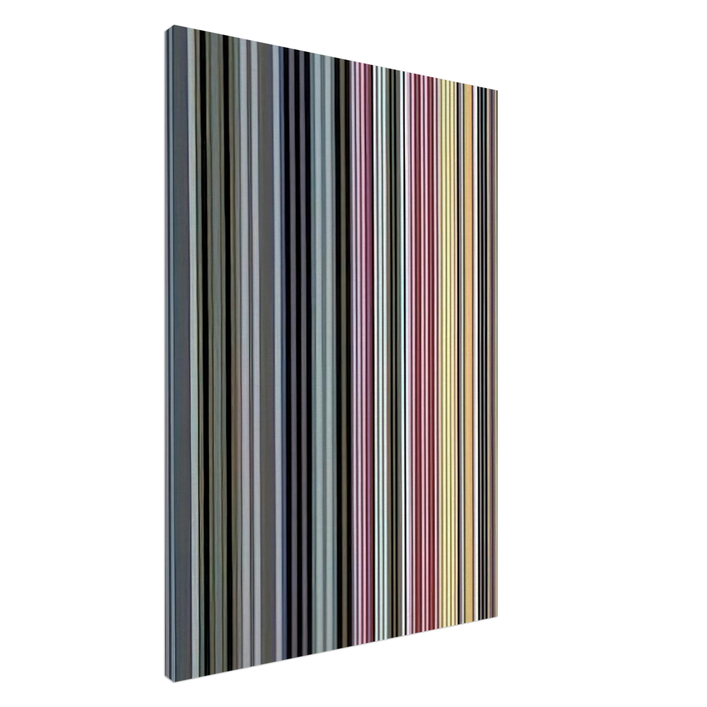 Gene Davis - Alice Tully Hall Sampler - 1961 Canvas - 20x30 cm / 8x12 inches-canvas