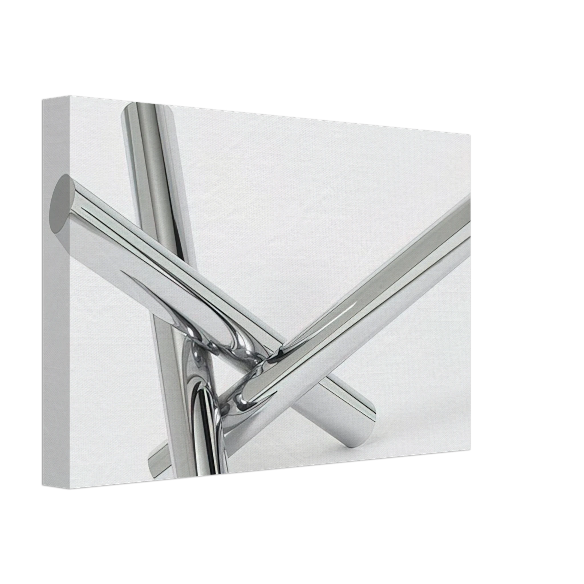 Max Bill - Einheit aus drei gleichen zylindern - 1966 Canvas - 70x100 cm / 28x40 inches-canvas