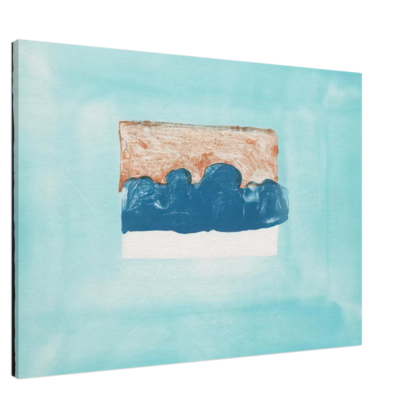 Howard Hodgkin - Untitled - 1976 Canvas - 20x30 cm / 8x12 inches-canvas