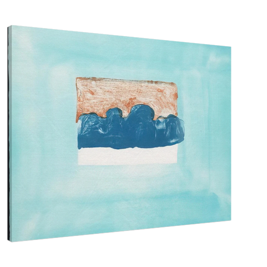 Howard Hodgkin - Untitled - 1976 Canvas - 20x30 cm / 8x12 inches-canvas