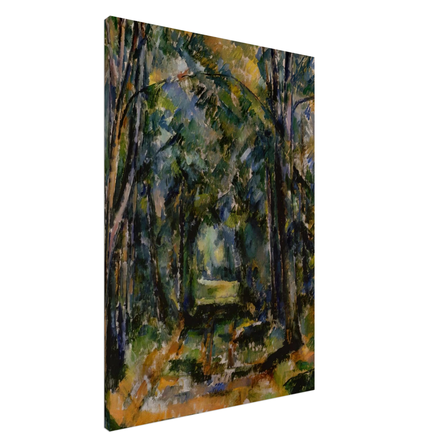 Paul Cezanne - The Alley at Chantilly Canvas - 20x30 cm / 8x12 inches-canvas