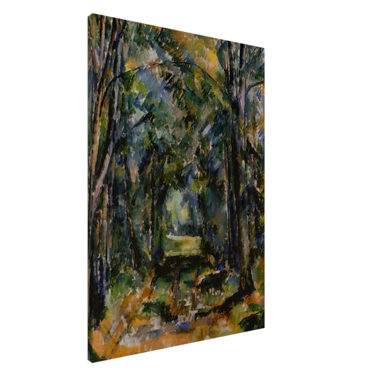 Paul Cezanne - The Alley at Chantilly Canvas - 20x30 cm / 8x12 inches-canvas