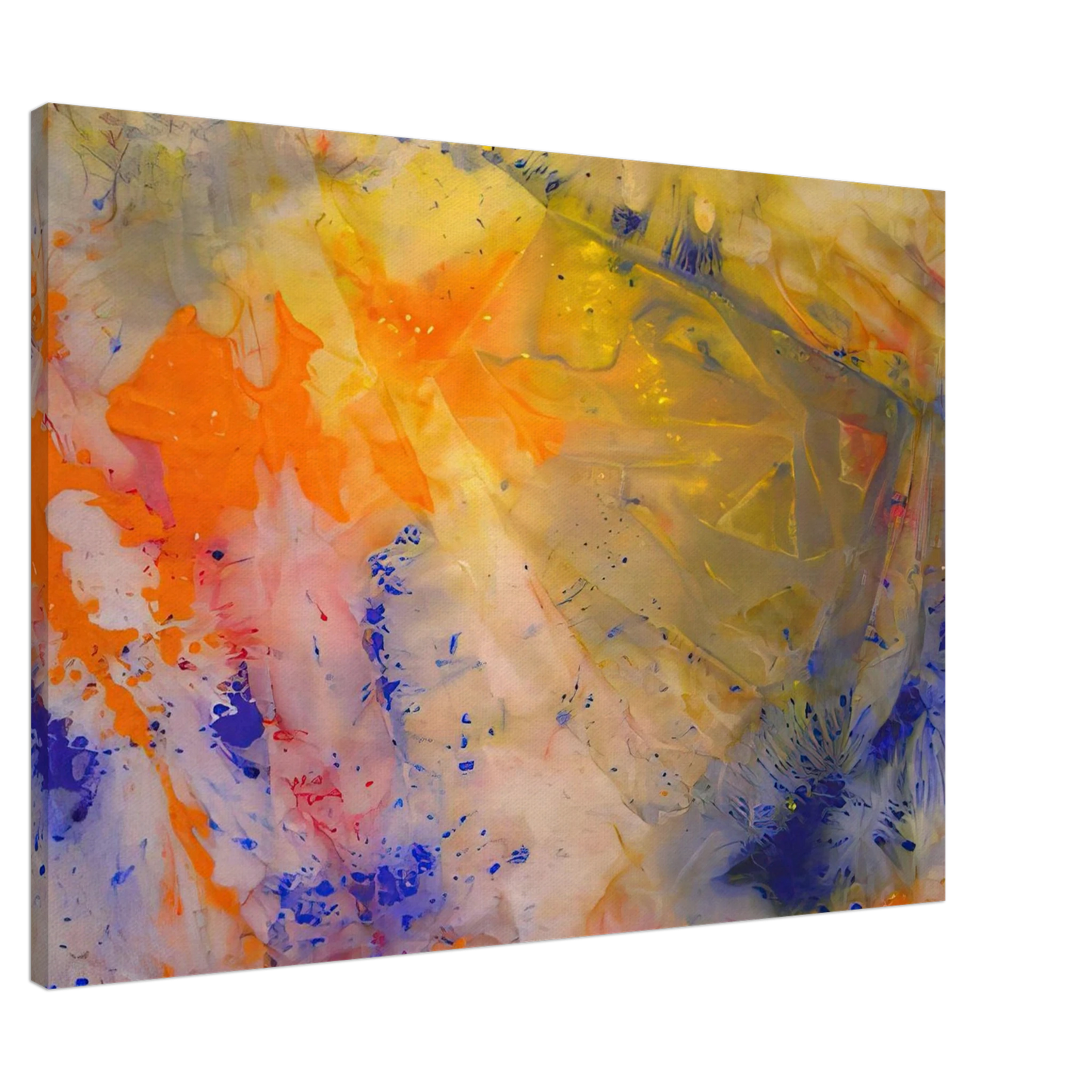 Sam Gilliam - A Spring Thaw Canvas - 20x30 cm / 8x12 inches-canvas