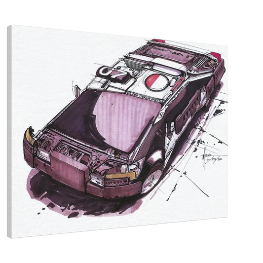 Syd Mead - Syd Mead Canvas - 20x30 cm / 8x12 inches-canvas