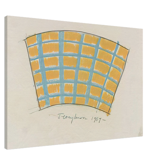 Jeremy Moon - Untitled - 1969 Canvas - 20x30 cm / 8x12 inches-canvas