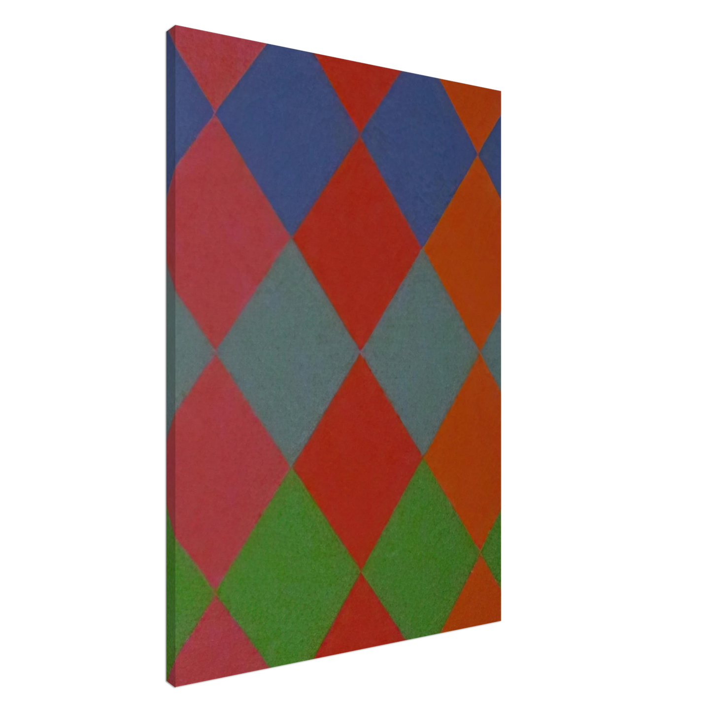 Max Bill - Geometric Composition - 1966 Canvas - 20x30 cm / 8x12 inches-canvas