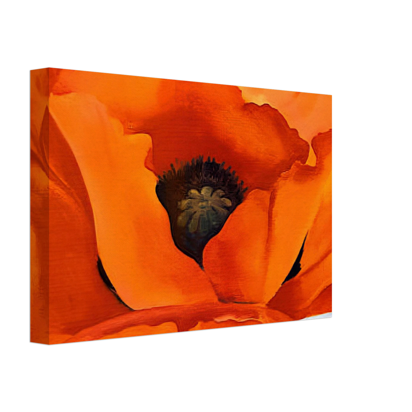 Georgia O'Keeffe - Red Poppy Canvas - 70x100 cm / 28x40 inches-canvas