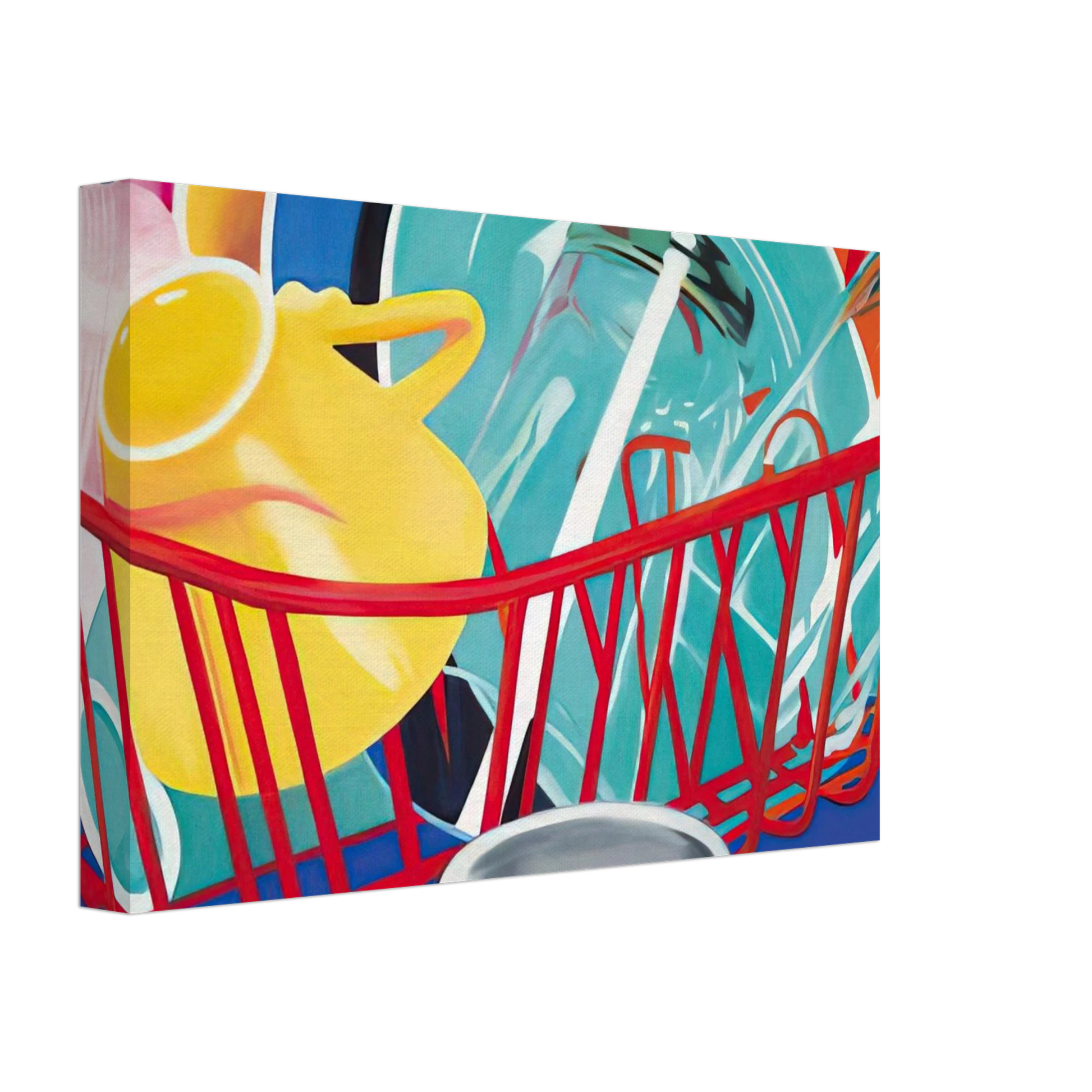 James Rosenquist - Dishes Canvas - 70x100 cm / 28x40 inches-canvas