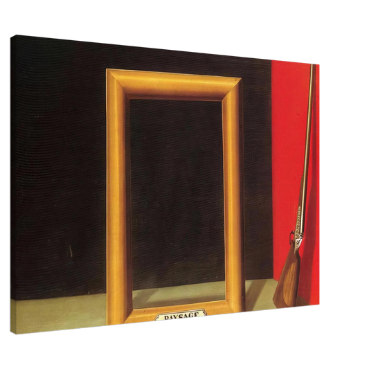 Rene Magritte - THE DELIGHTS OF LANDSCAPE 1928 Canvas - 20x30 cm / 8x12 inches-canvas