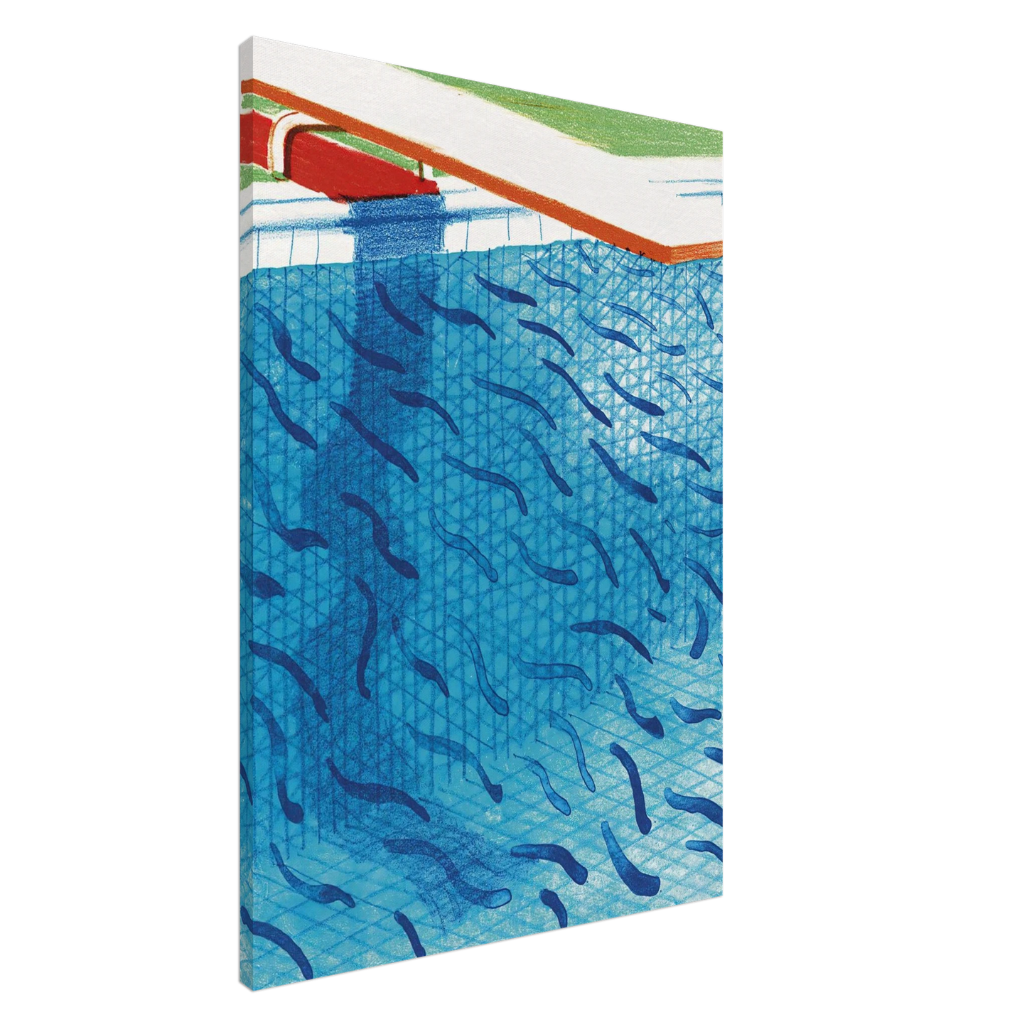 David Hockney - David Hockney Canvas - 20x30 cm / 8x12 inches-canvas