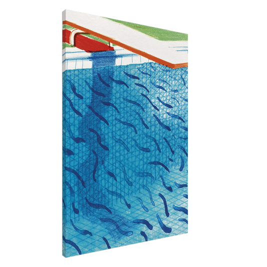 David Hockney - David Hockney Canvas - 20x30 cm / 8x12 inches-canvas