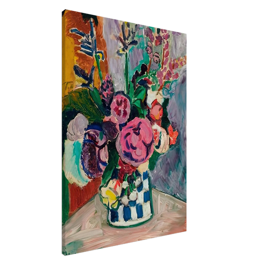 Henri Matisse - LES PIVOINES 1907 Canvas - 20x30 cm / 8x12 inches-canvas