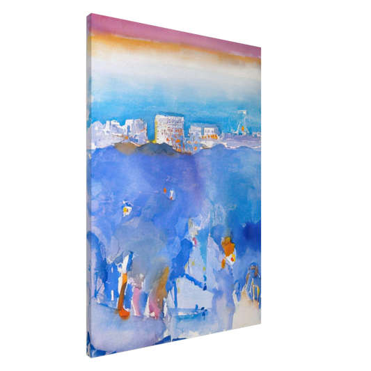 John Marin - New York Fantasy - 1912 Canvas - 20x30 cm / 8x12 inches-canvas