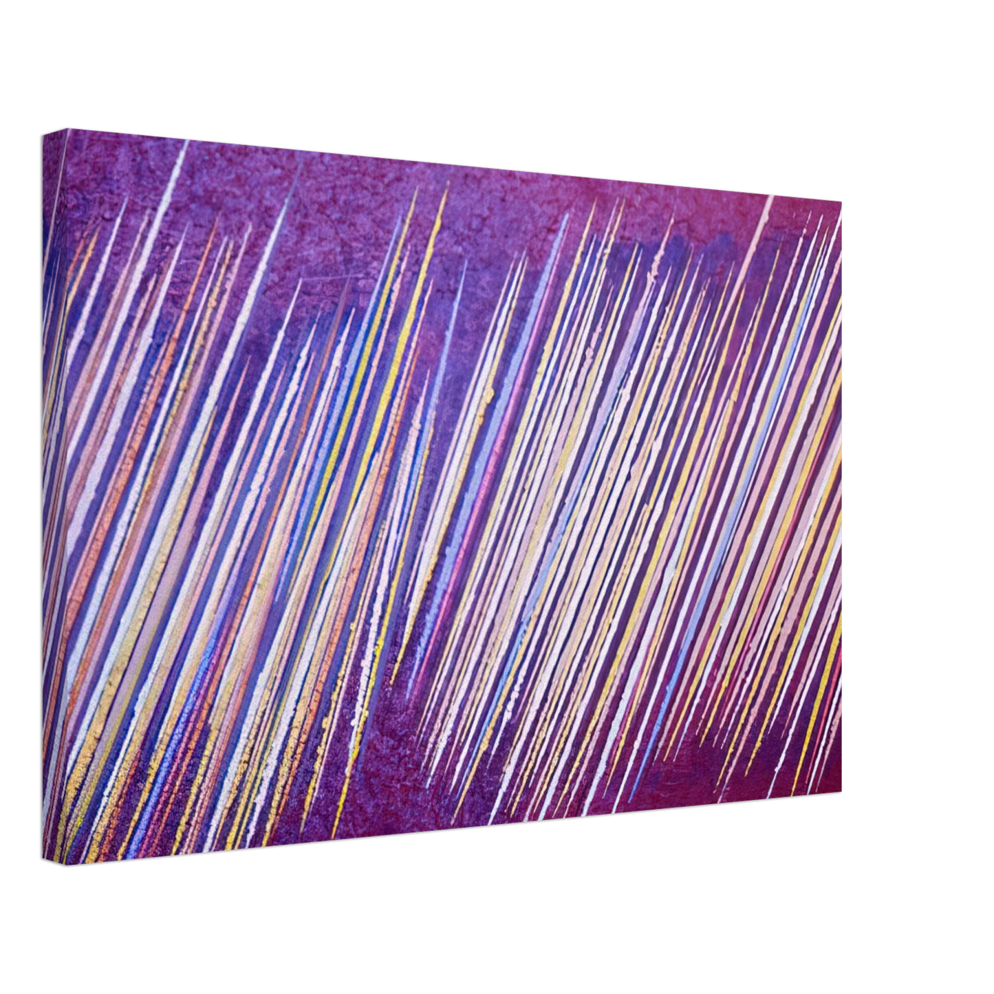 Ronnie Landfield - Red Line Painting II - 1968 Canvas - 40x60 cm / 16x24 inches-canvas