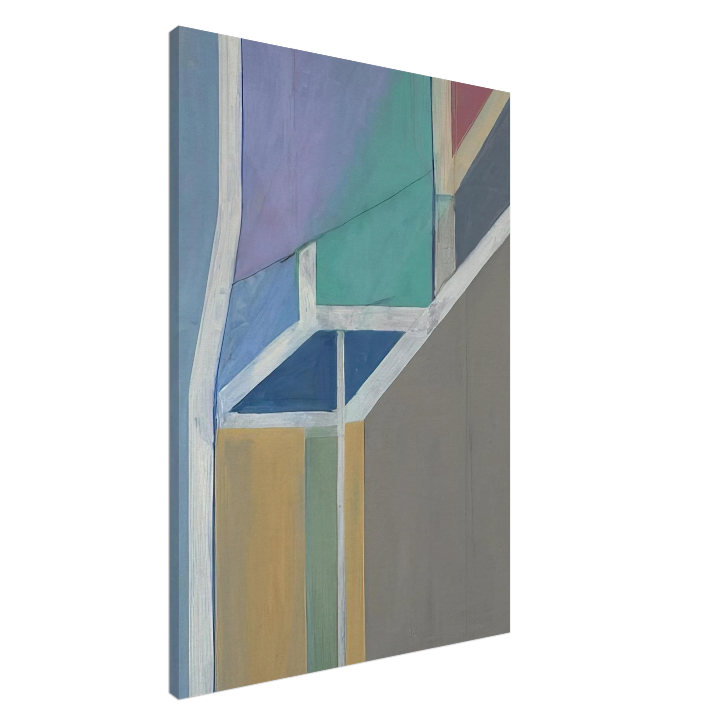 Richard Diebenkorn - Ocean Park #19 Canvas - 20x30 cm / 8x12 inches-canvas