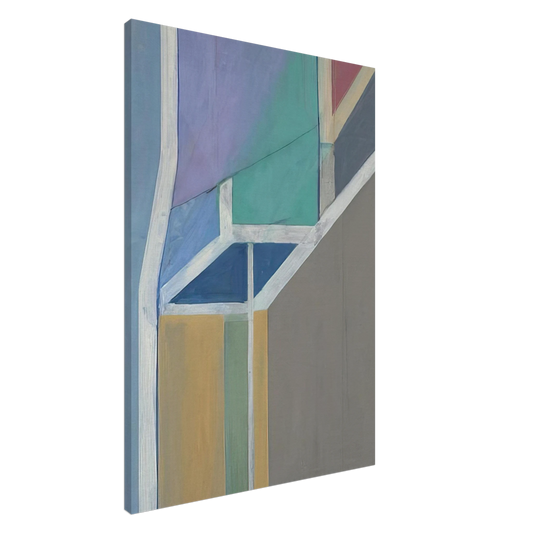 Richard Diebenkorn - Ocean Park #19 Canvas - 20x30 cm / 8x12 inches-canvas