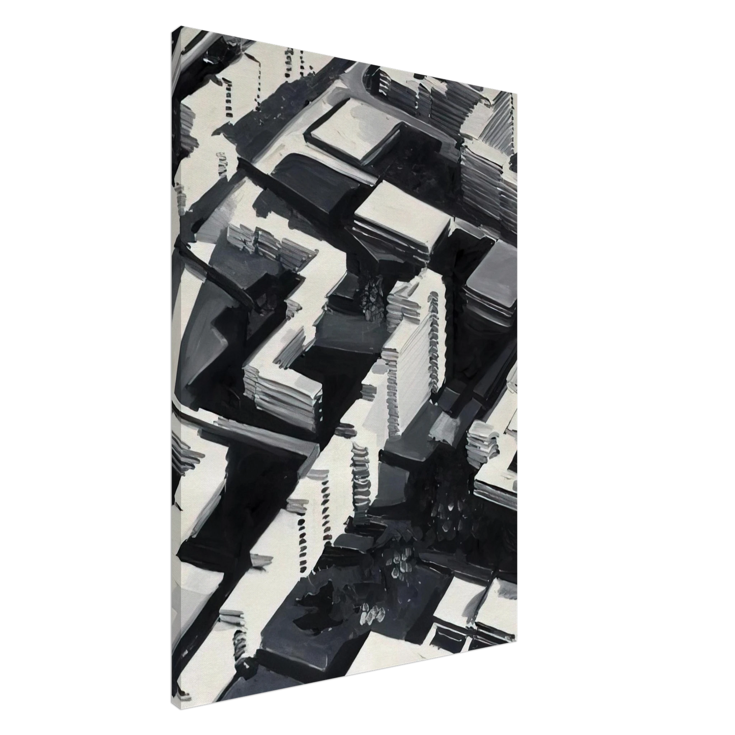 Gerhard Richter - TOWNSCAPE SA 1969 Canvas - 20x30 cm / 8x12 inches-canvas