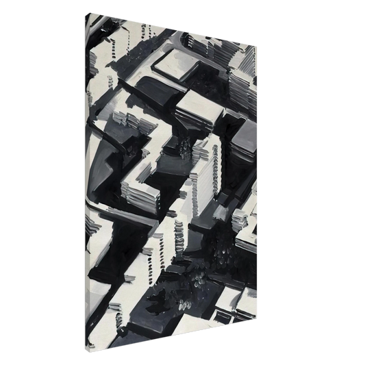 Gerhard Richter - TOWNSCAPE SA 1969 Canvas - 20x30 cm / 8x12 inches-canvas