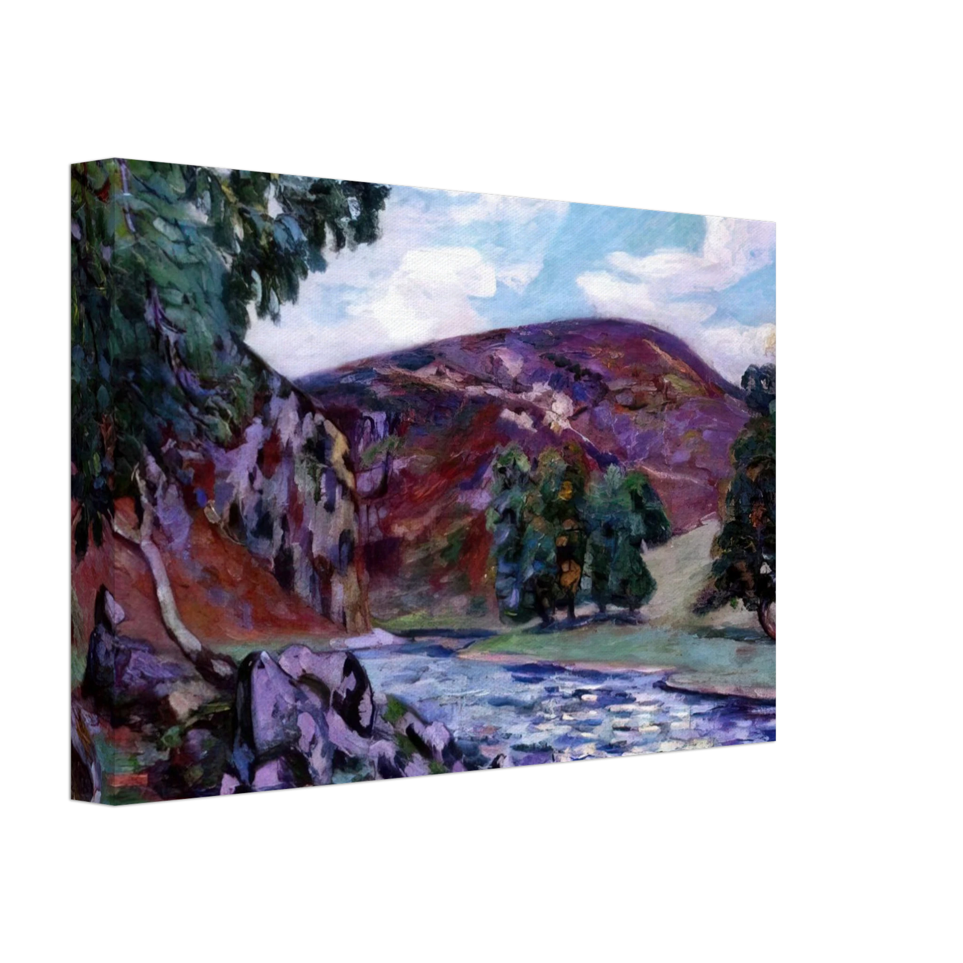 Armand Guillaumin - Paysage a Crozant - 1900 Canvas - 40x60 cm / 16x24 inches-canvas