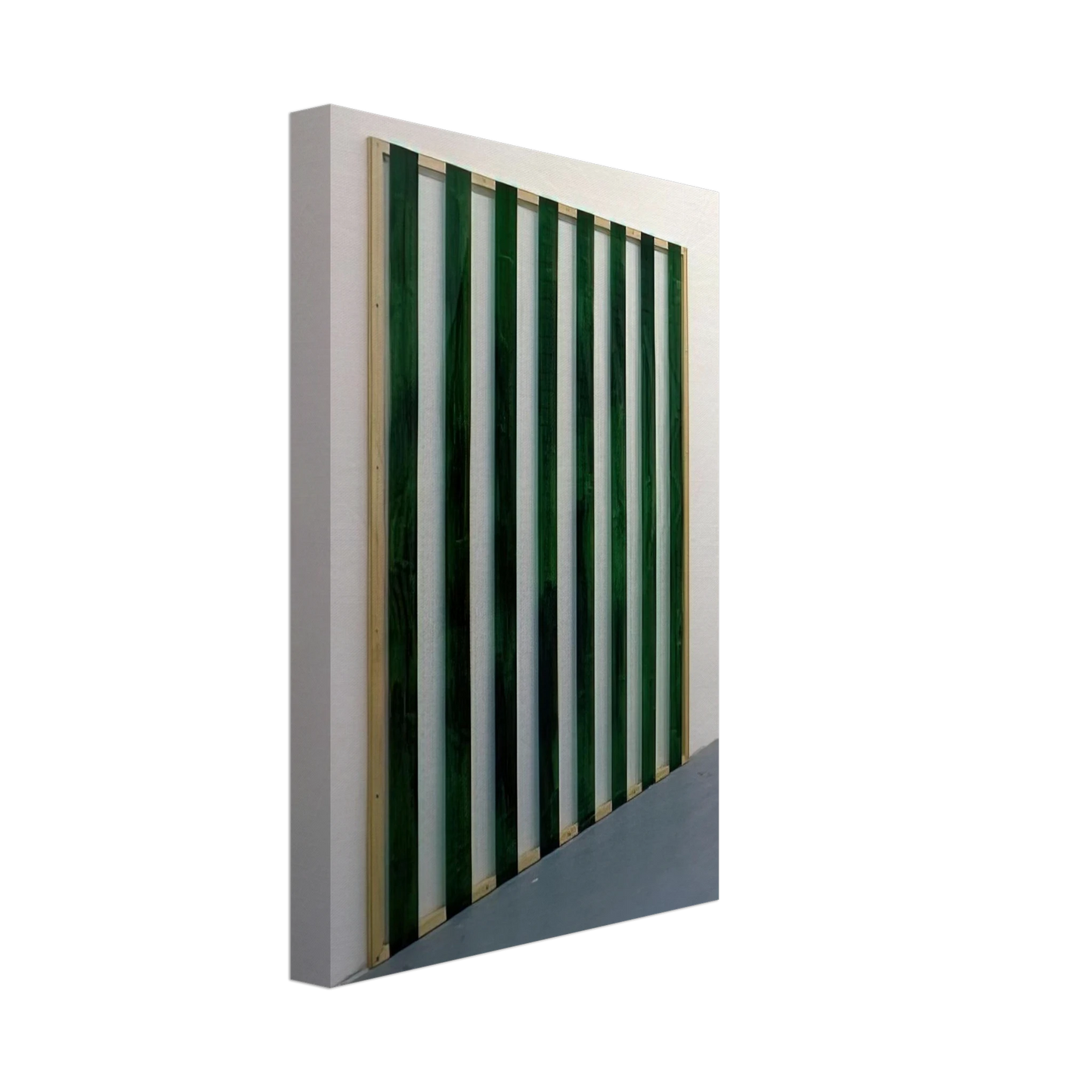 Daniel Buren - Reflets nÂ°33 - Peinture sur plexiglas 12, travail situe - 1987 Canvas - 40x60 cm / 16x24 inches-canvas